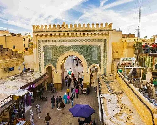 Fes imperial city day trip from Casablanca — medina and tanneries