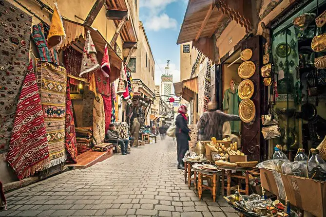 Fes medina guided walking tour — tanneries, souks and madrasas