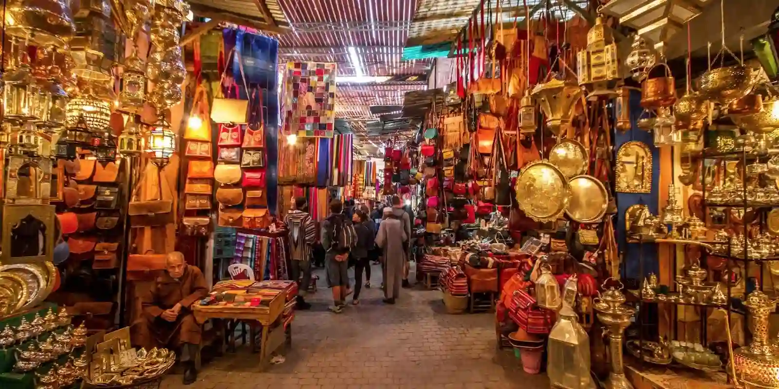 Marrakech medina half-day guided walking tour — souks and hidden alleys — alternative view